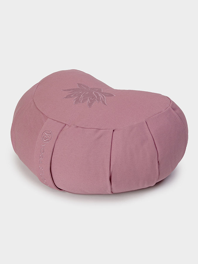 Yoga Studio Crescent Lotus Zafu Buckwheat Cushion – GOTS Organic Cotton