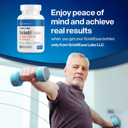 SciatiEase Nerve Comfort Supplement – 120 Capsules - Calm Era