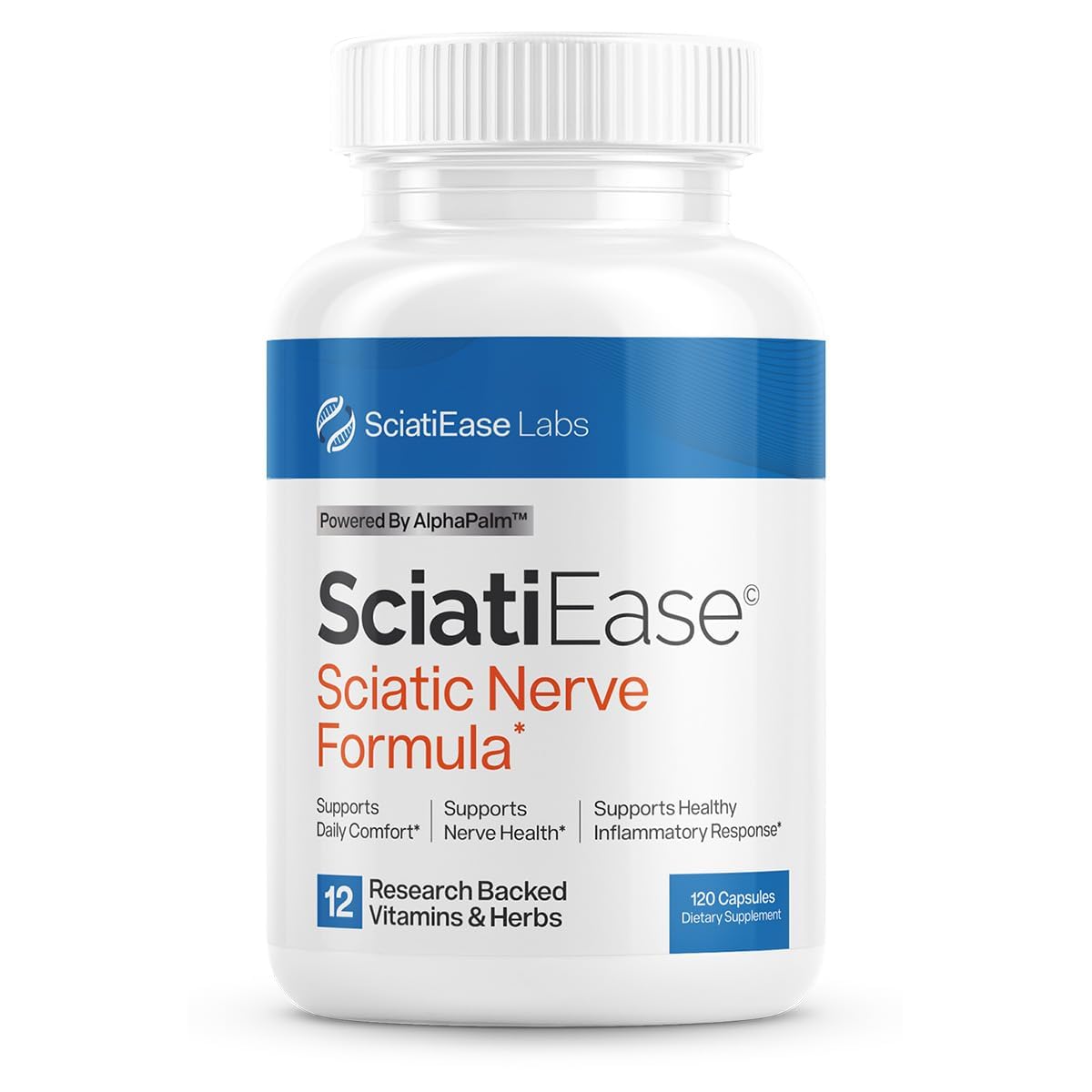 SciatiEase Nerve Comfort Supplement – 120 Capsules - Calm Era