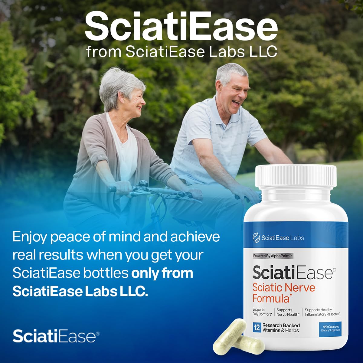 SciatiEase Nerve Comfort Supplement – 3 Bottle Bundle - Calm Era
