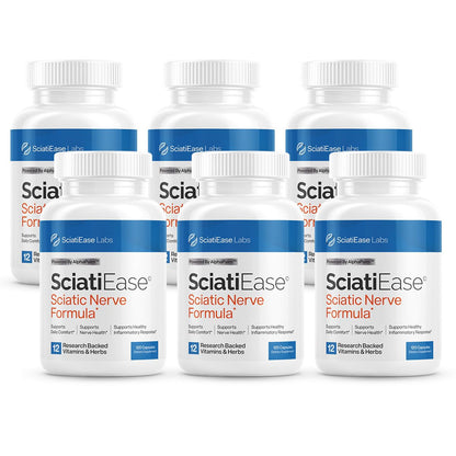 SciatiEase Nerve Comfort Supplement – 6 Bottle Bundle - Calm Era