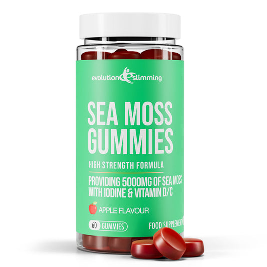 Gomitas de musgo marino con yodo, vitamina C y vitamina D - Antiinflamatorio y apoyo inmunológico