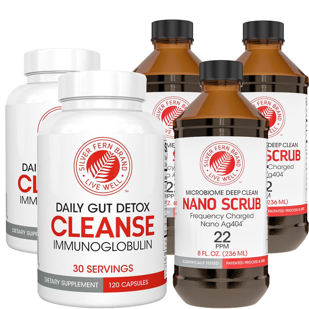 Silver Fern Ultimate Clean-Up Kit – Cleanse Capsules & Nano Scrub | 30-Day - Calm Era