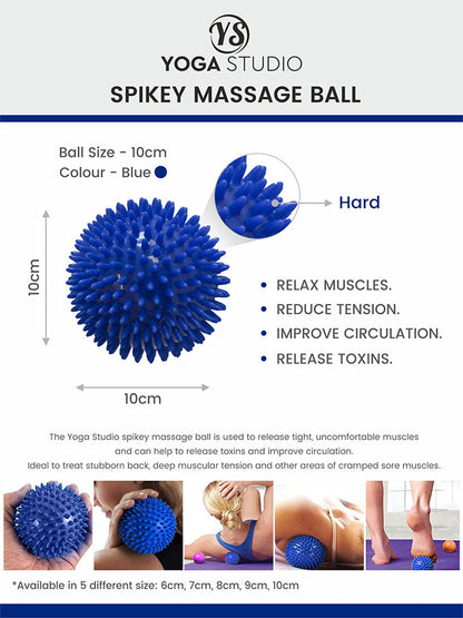Yoga Studio Spiky Massage Ball – Trigger Point & Myofascial Release