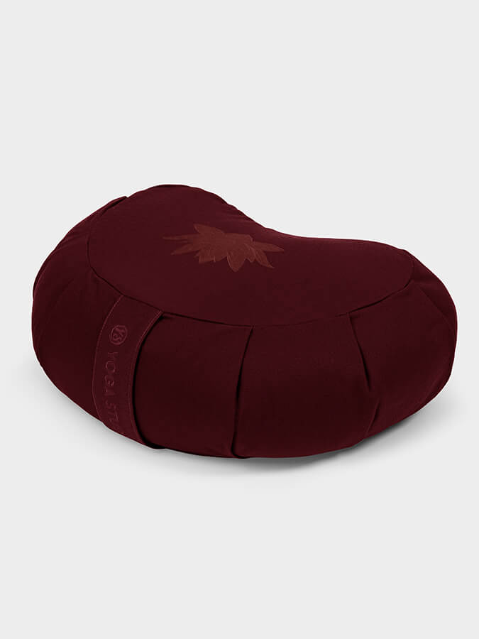 Yoga Studio Crescent Lotus Zafu Buckwheat Cushion – GOTS Organic Cotton