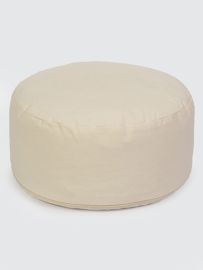 Yoga Studio Cylinder Meditation Cushion – Large | Firm Support for Seated Practice