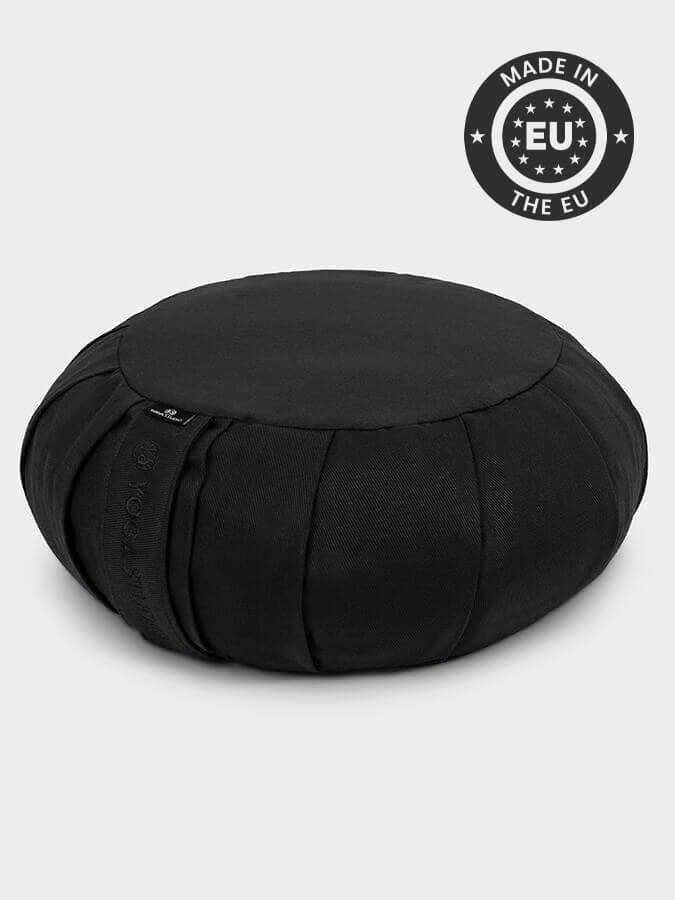 European Organic Buckwheat Zafu Round Meditation Cushion