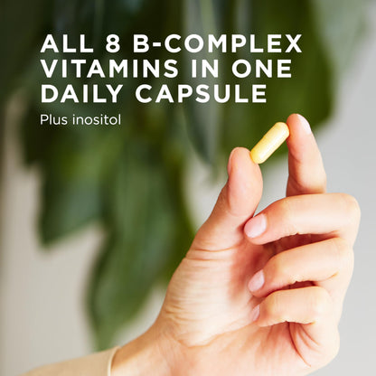 Solgar B-Complex 100 – Apoyo Energético y para el Sistema Nervioso | 250 Cápsulas Vegetales