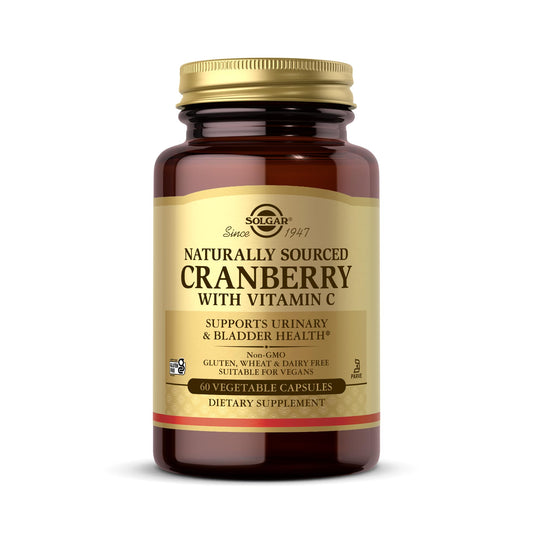 Solgar Arándano Rojo con Vitamina C — Salud Urinaria, 60 Cápsulas