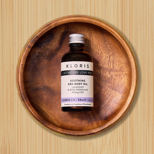 Aceite corporal y de masaje de CBD calmante