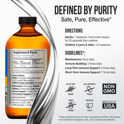Sovereign Silver Bio-Active Silver Hydrosol 10ppm | 16oz Premium Value
