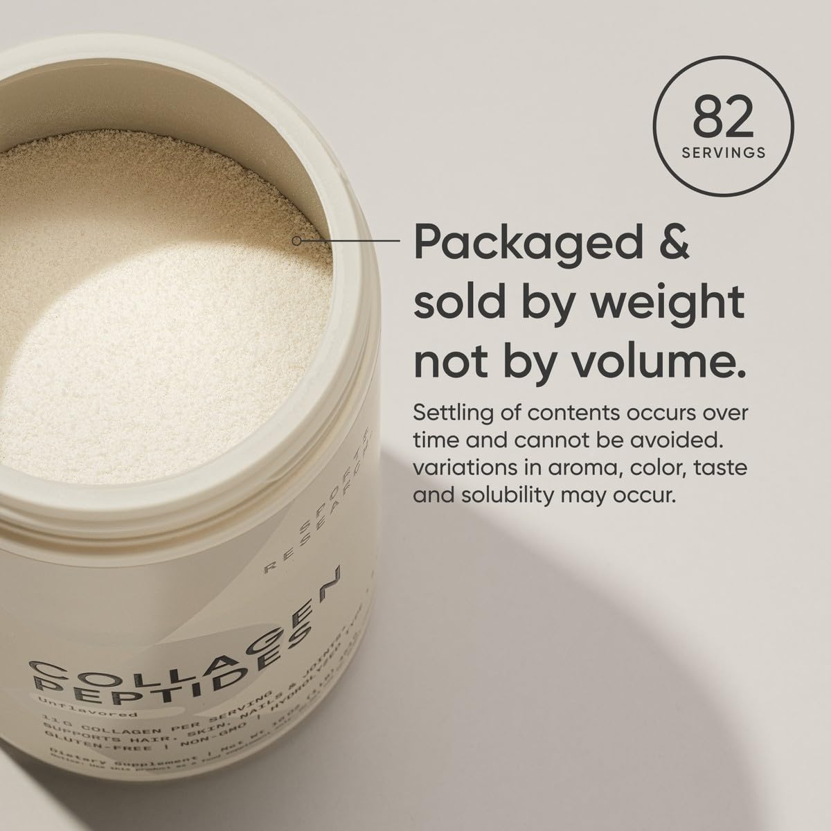 Sports Research Collagen Peptides Powder