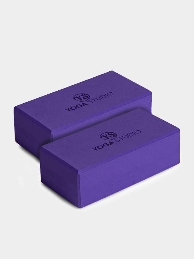 Pack doble de bloques de yoga de espuma EVA de Yoga Studio