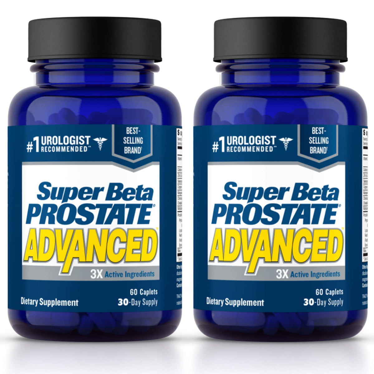 Super Beta Prostate Advanced: Apoyo Prostático con Beta Sitosterol (Paquete de 2)