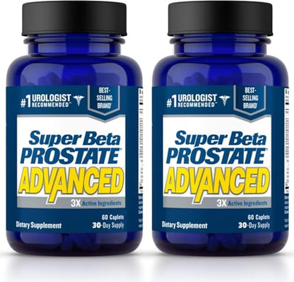 Super Beta Prostate Advanced: Apoyo Prostático con Beta Sitosterol (Paquete de 2)