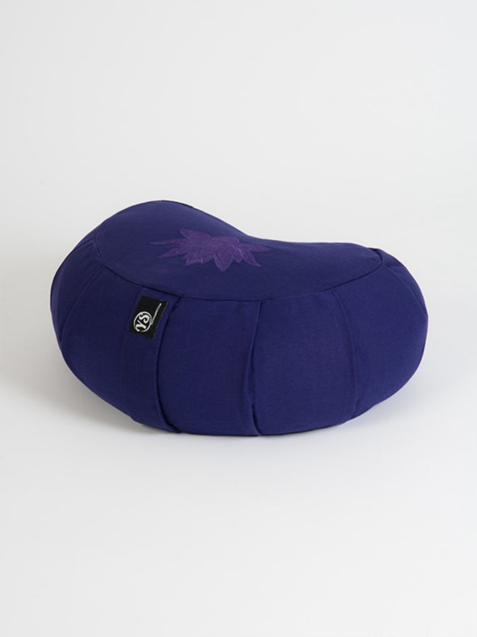 Yoga Studio Crescent Lotus Zafu Buckwheat Cushion – GOTS Organic Cotton