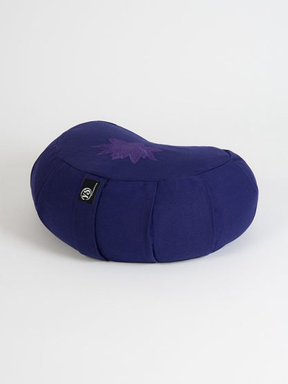 Yoga Studio Crescent Lotus Zafu Buckwheat Cushion – GOTS Organic Cotton