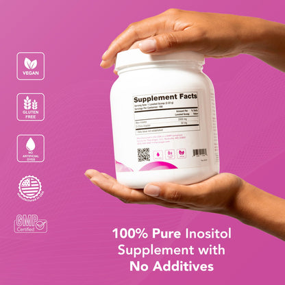 Theralogix Ovasitol Inositol Powder – 400 g (180 Servings) | Myo-Inositol & D-Chiro Inositol for Hormone Balance & Ovarian Function, NSF Certified - Calm Era