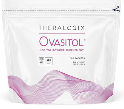 Theralogix Ovasitol Inositol Powder Packets – 90-Day Supply, NSF Certified - Calm Era