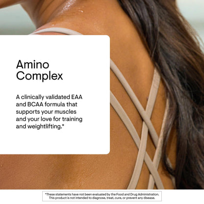 THORNE Amino Complex Aminoácidos Esenciales y Ramificados en Polvo Validados Clínicamente Certificado por la NSF