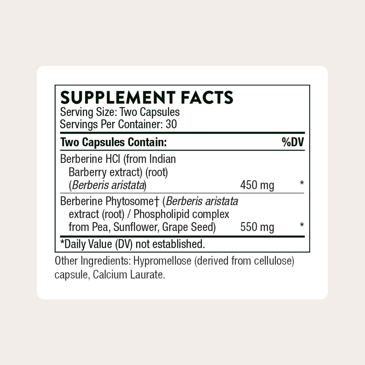 THORNE Berberine Dual Action with Phytosome Plus | Heart & GI Support
