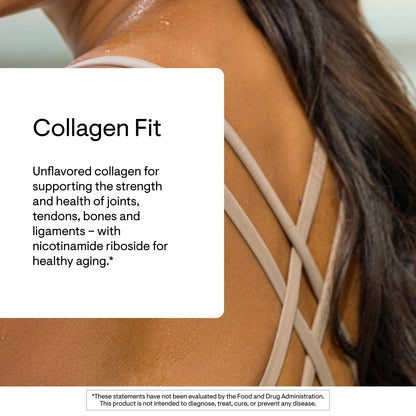 THORNE Collagen Fit – Péptidos de colágeno con nicotinamida ribósido 30 porciones
