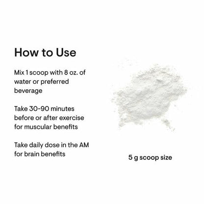 THORNE Creatine – Micronized Creatine Monohydrate Powder, 5 g Serving, 180 Servings, NSF Certified for Sport - Calm Era