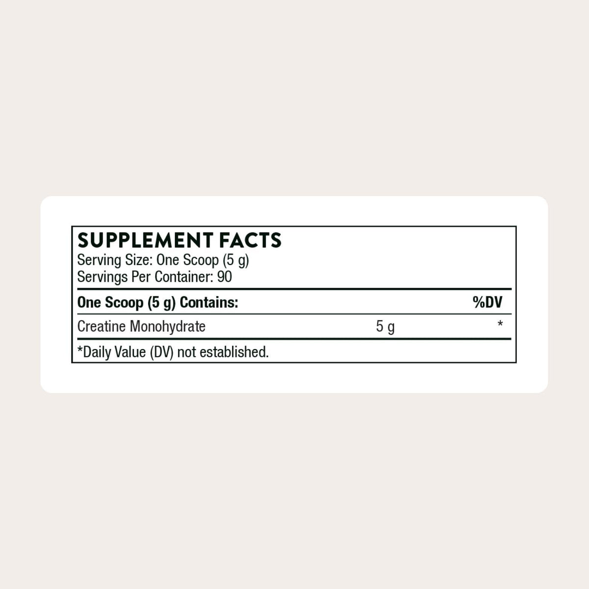 THORNE Creatine - Micronized Creatine Monohydrate Powder for Muscle & Focus | NSF Certified for Sport | Unflavored | 5 g per Serving | 90 Servings - Calm Era