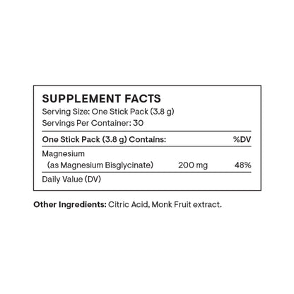 THORNE Magnesium Bisglycinate Powder – Restful Sleep, Muscle Relaxation, Heart Health & Metabolism Support | NSF Certified for Sport | 30 Servings | 0.13 Oz per Stick Pack - Calm Era