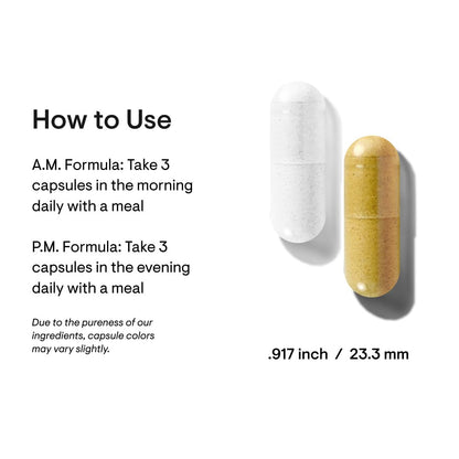 Thorne Multi-Vitamin Elite AM & PM – 180 Capsules - Calm Era