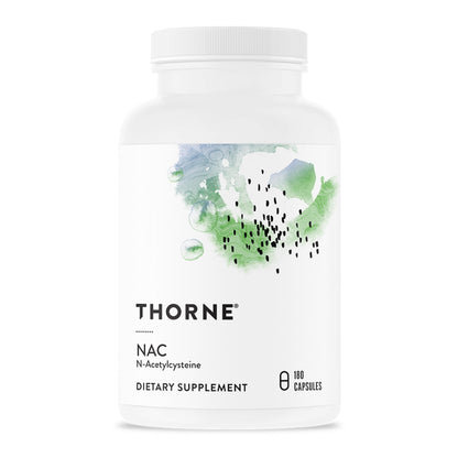 THORNE NAC 500mg – N-acetilcisteína (180 cápsulas) | Favorece la salud respiratoria, la función inmunitaria y la desintoxicación