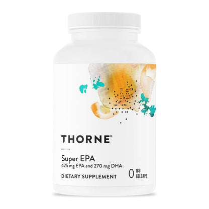 THORNE Super EPA Omega-3 - EPA 425mg & DHA 270mg | 180 Gelcaps - Gluten, Dairy & Soy-Free - Calm Era