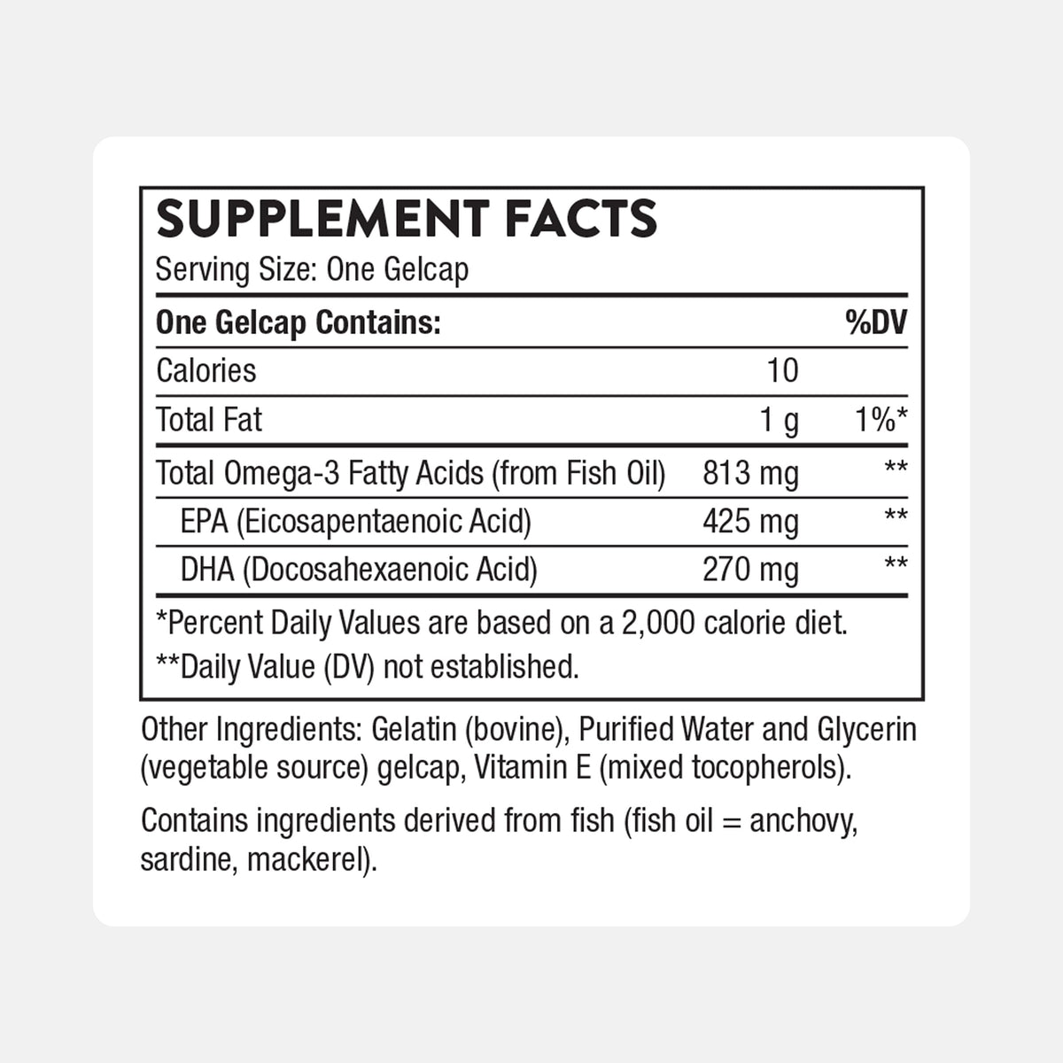 THORNE Super EPA Omega-3 - EPA 425mg & DHA 270mg | 180 Gelcaps - Gluten, Dairy & Soy-Free - Calm Era