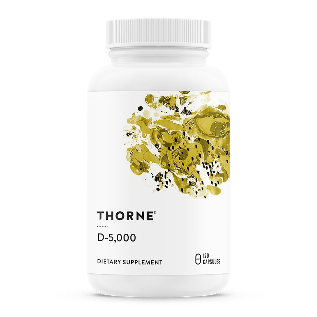 THORNE Vitamina D-5000 | D3 para huesos, sistema inmunitario y rendimiento | NSF
