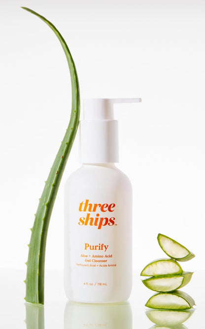 Three Ships Purify Aloe + Amino Acid Gel Cleanser - Calm Era
