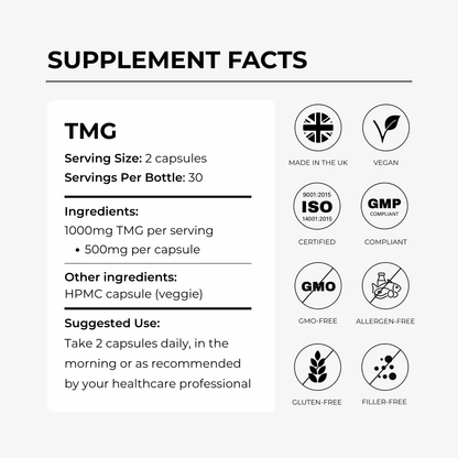 TMG 1000mg (Trimetilglicina)