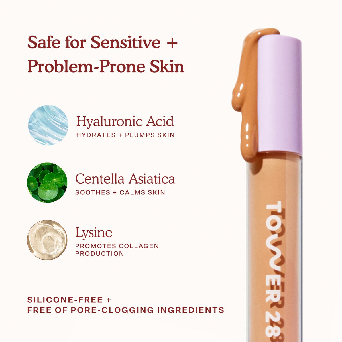 Tower 28 Swipe Serum Concealer – Hydrating Medium-Full Coverage (Shade 6.0 IE) - Calm Era