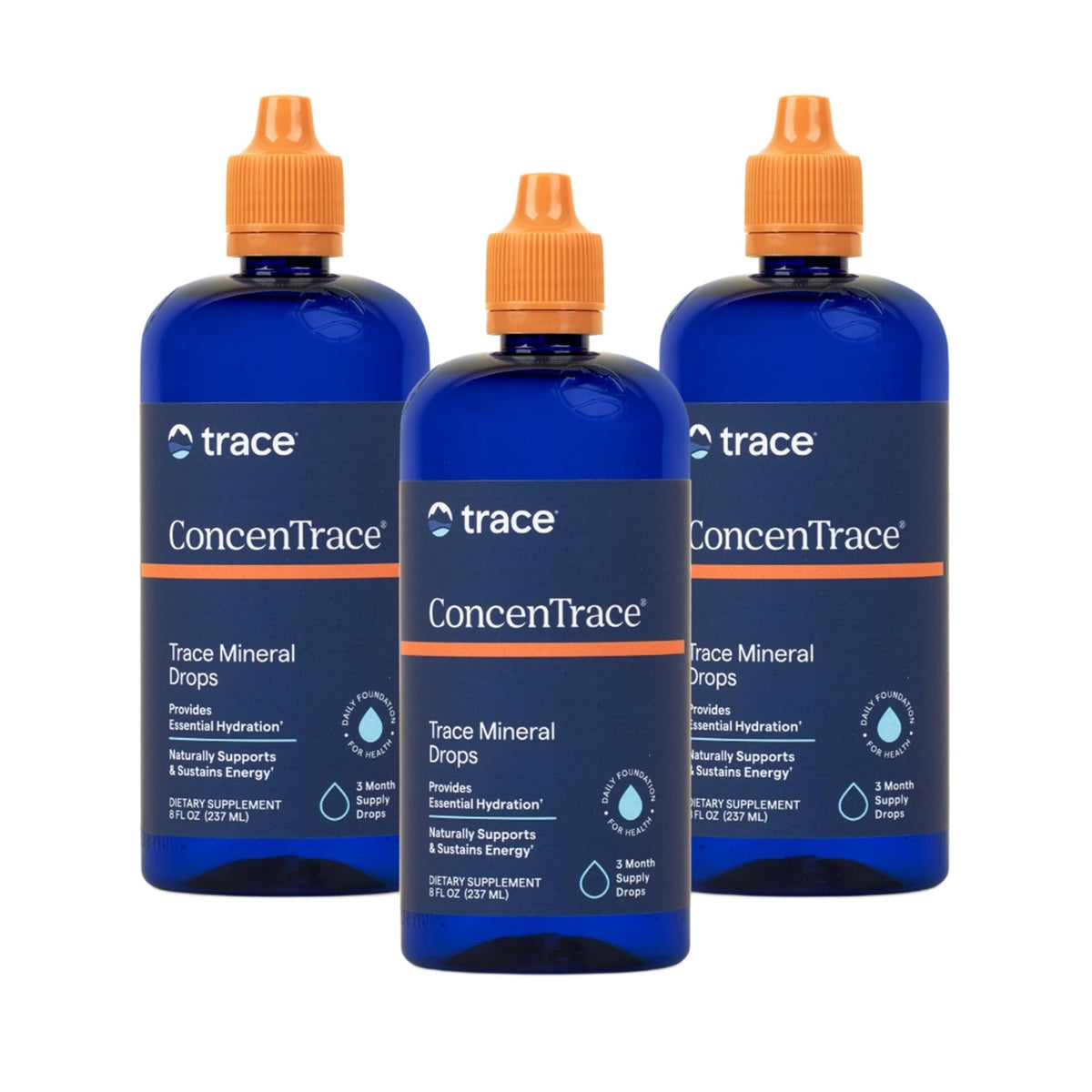 Gotas ConcenTrace de Trace Minerals | Más de 70 minerales iónicos para la energía, la digestión y la hidratación