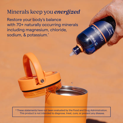 Gotas ConcenTrace de Trace Minerals | Más de 70 minerales iónicos para la energía, la digestión y la hidratación