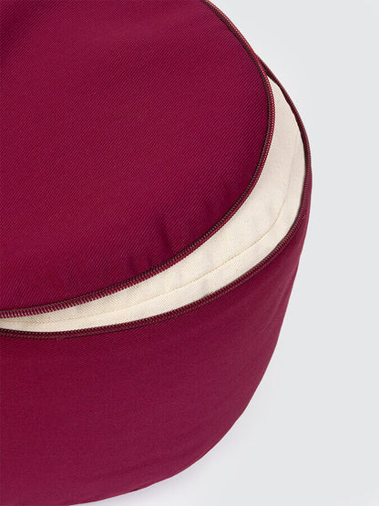 Yoga Studio Cylinder Meditation Cushion – Large | Firm Support for Seated Practice