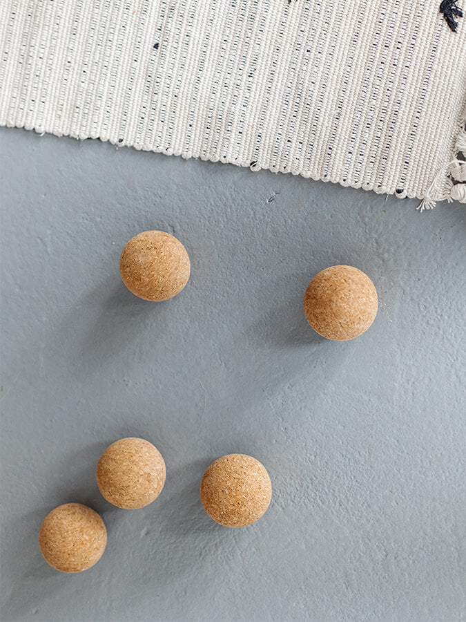 Yoga Studio Cork Massage Ball Set of 3 — 2x4cm, 2cm