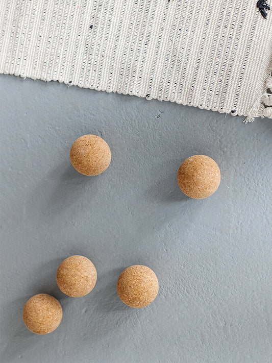 Juego de 3 bolas de masaje de corcho Yoga Studio — 2x4cm, 2cm