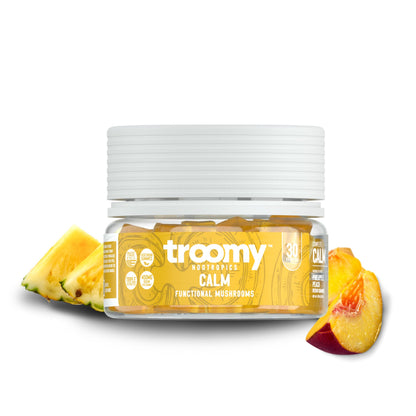 Troomy Reishi Calm Gummies — Pineapple Peach, 60ct