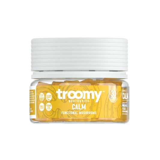 Gomitas Troomy Reishi Calm — Piña Durazno, 60 u.
