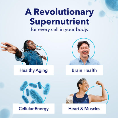 TRU NIAGEN Patented NAD+ Supplement | Nicotinamide Riboside 300mg | 30 Servings | 2 Bottles