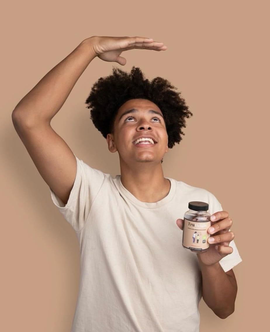Gomitas de crecimiento TruHeight (uva) – Apoyo natural para el crecimiento de niños y adolescentes