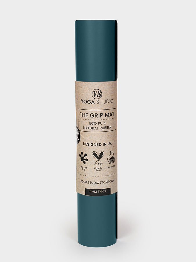 Yoga Studio The Grip Alignment Yoga Mat – Non-Slip & Cushioned | 4mm