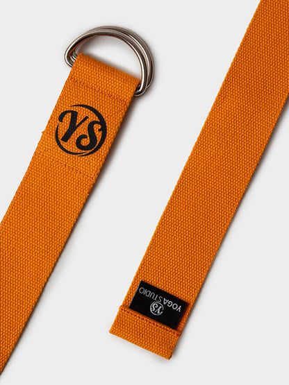 Cinta de yoga Yoga Studio con anilla en D de algodón orgánico GOTS de 2,5 m