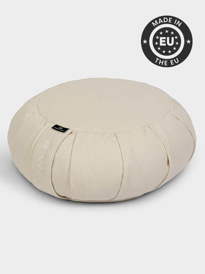 European Organic Buckwheat Zafu Round Meditation Cushion