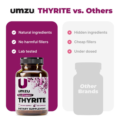 UMZU Thyrite Soporte para la Tiroides — 120 Cápsulas
